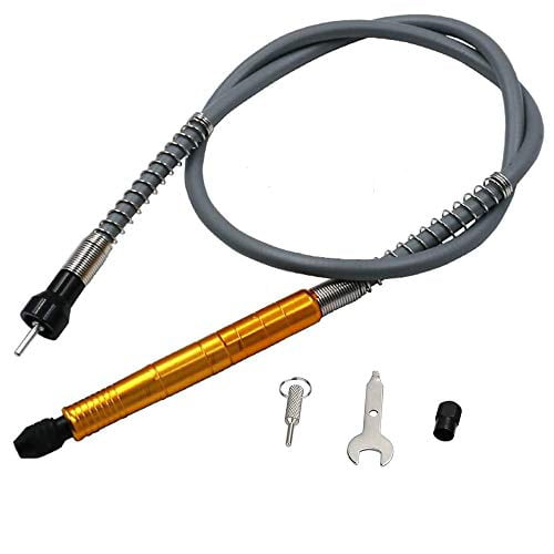 Flexible Shaft with Keyless Chuck Connector Fitsl Grinder Attachment Rotary Tool 